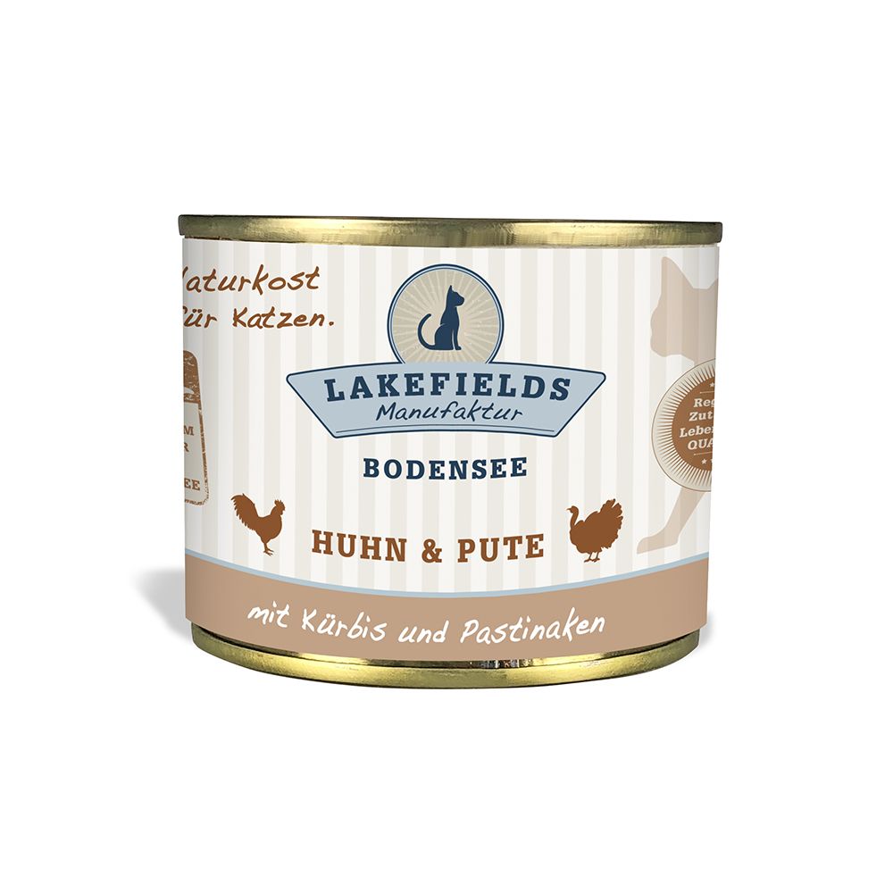 Lakefields Katzen Nassfutter-Menü Huhn und Pute Adult Classic 200g