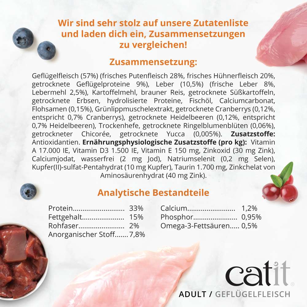 Catit Recipes Adult Geflügel 400g