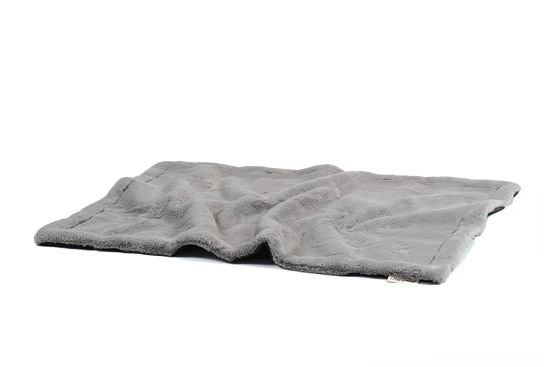 Hundedecke Webpelz Grau