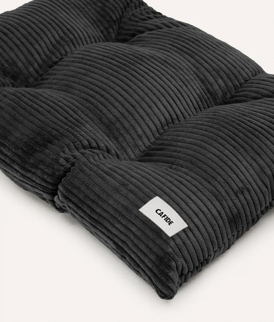 Hundebett Kissen Cord Schwarz, Bela