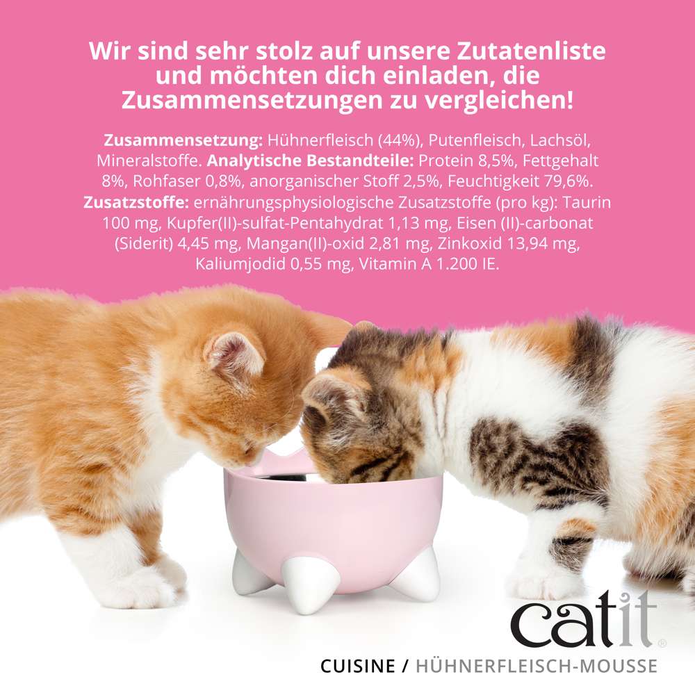 Catit Cuisine Kitten Mousse Huhn 90g