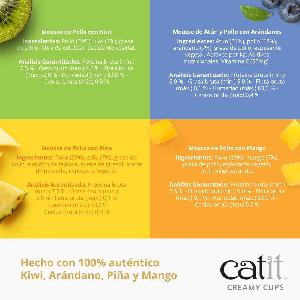Catit Creamy Cups Mix-Pack 4 x 25g