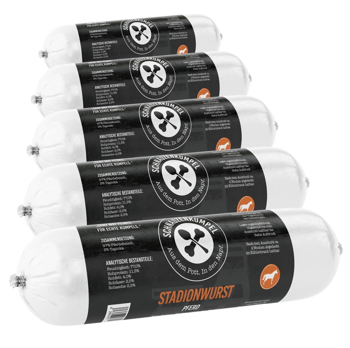 Schnauzenkumpel Stadionwurst Pferd 200g