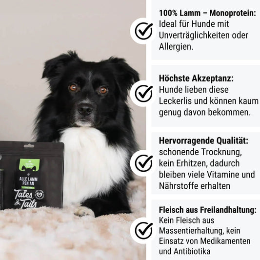 Tales & Tails Alle LammPen an- Trainingsleckerli 100% Lamm 250g