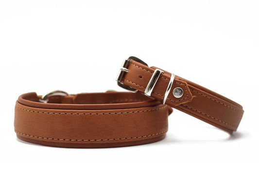 Halsband Klassik Cognac