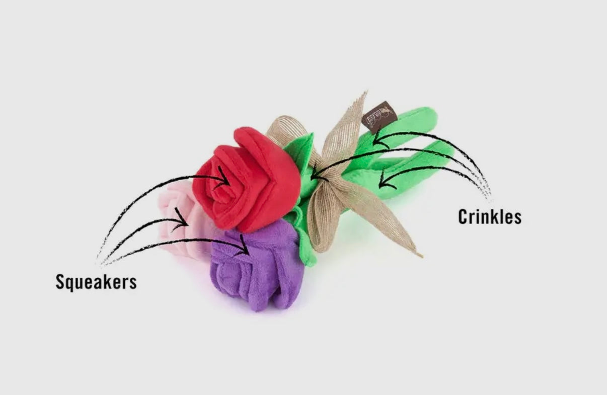 Hundespielzeug Rosen