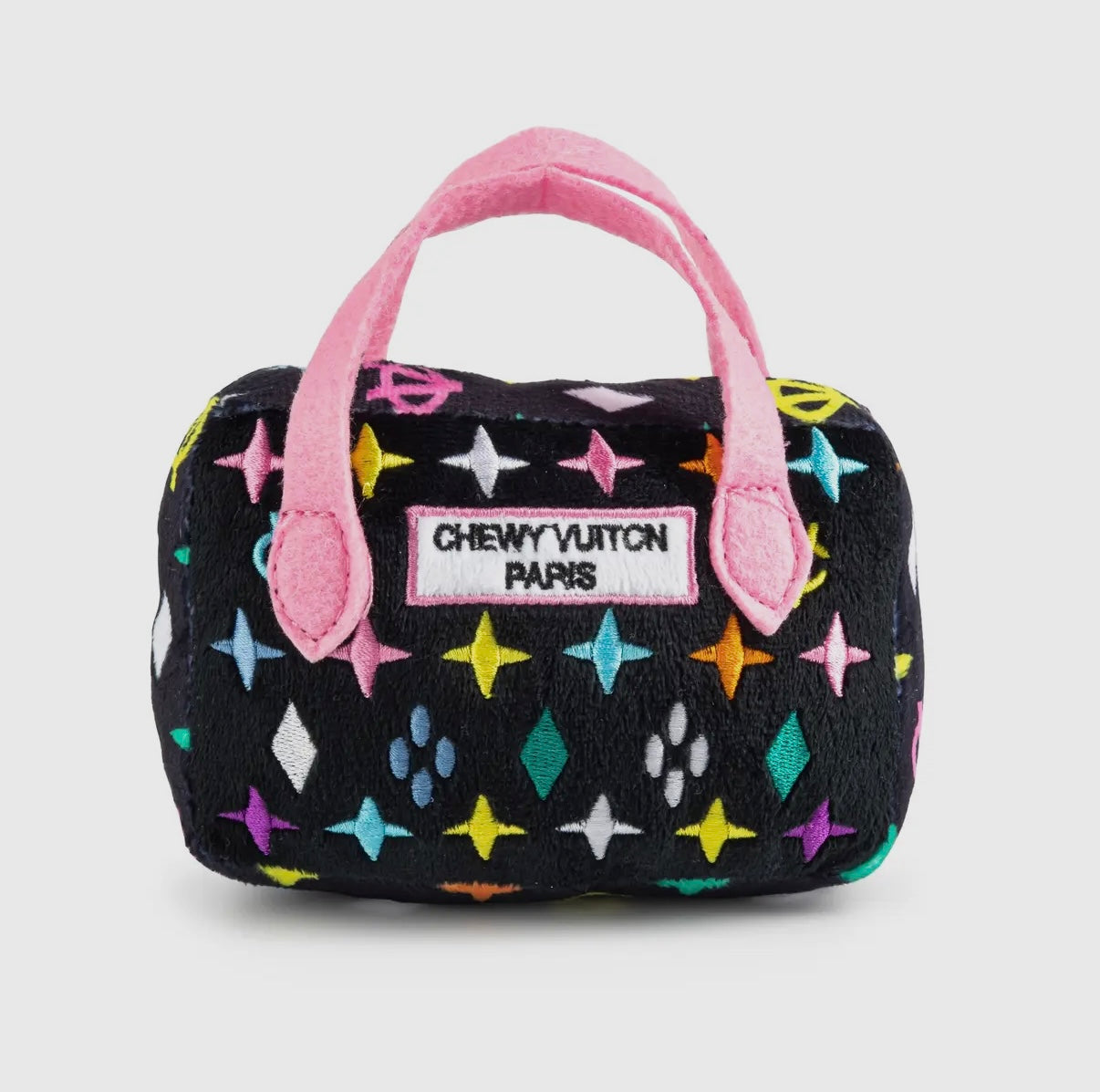 Chewy Vuiton Hundespielzeug Handtasche schwarz