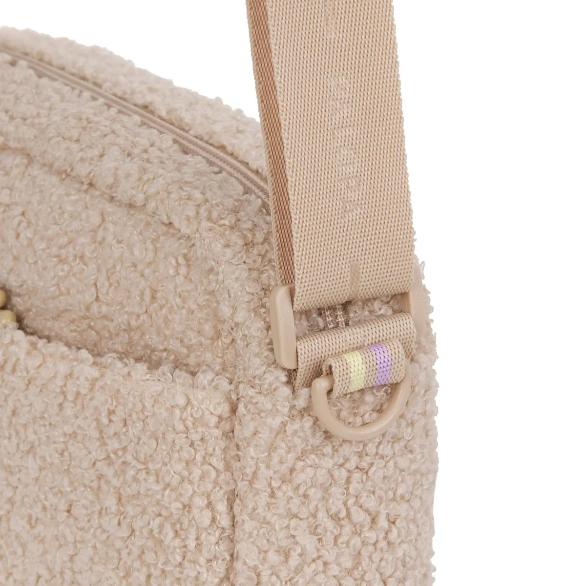 Square Bag Noka Teddy-Fleece beige