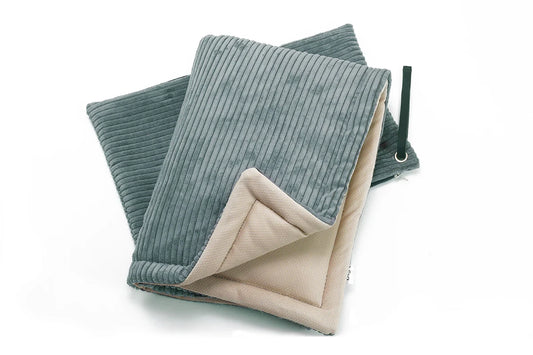 Hundereisedecke Cord Mint