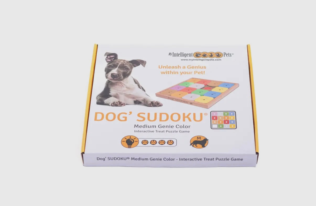 SUDOKU Medium Genie Color - intelligentes Hundepuzzle