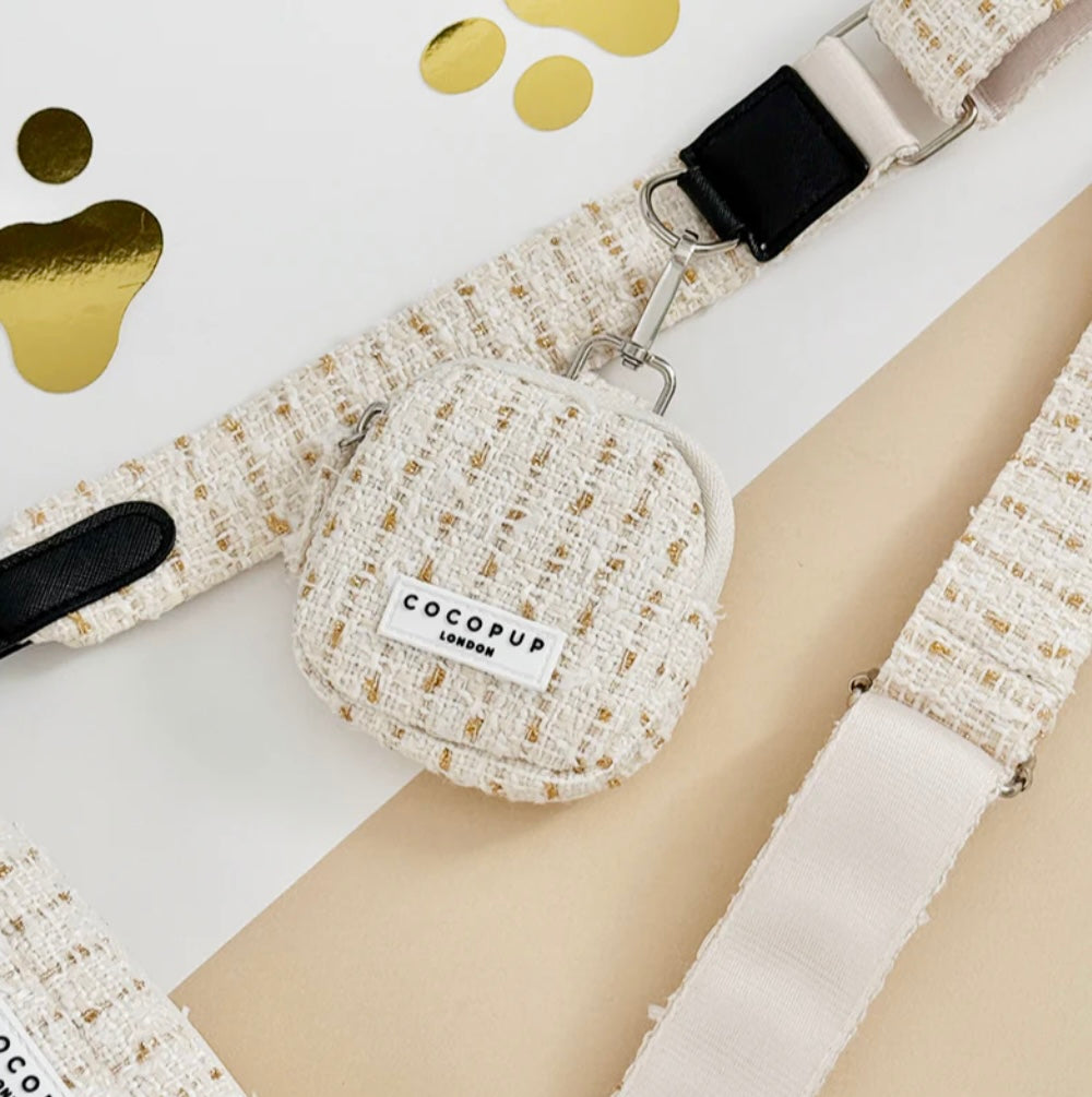 Leckerlibeutel- Vanille strukturierter-Tweed