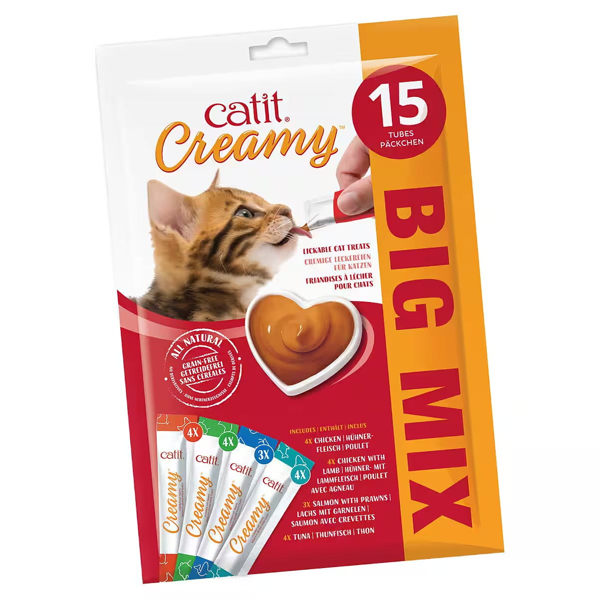 Catit Creamy Multipack, 15 x 10g
