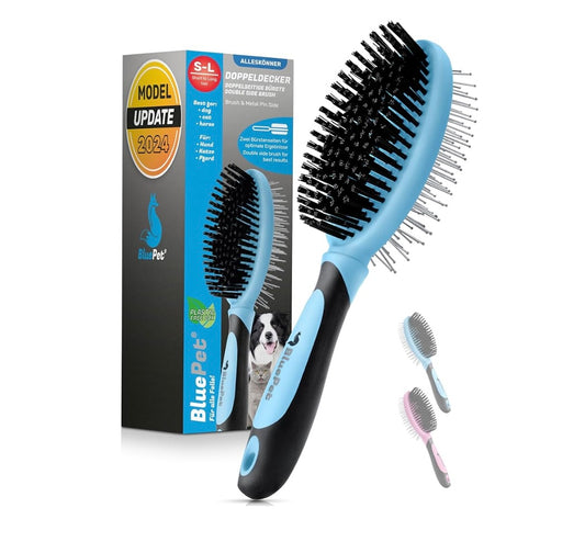 Doppelbürste blau