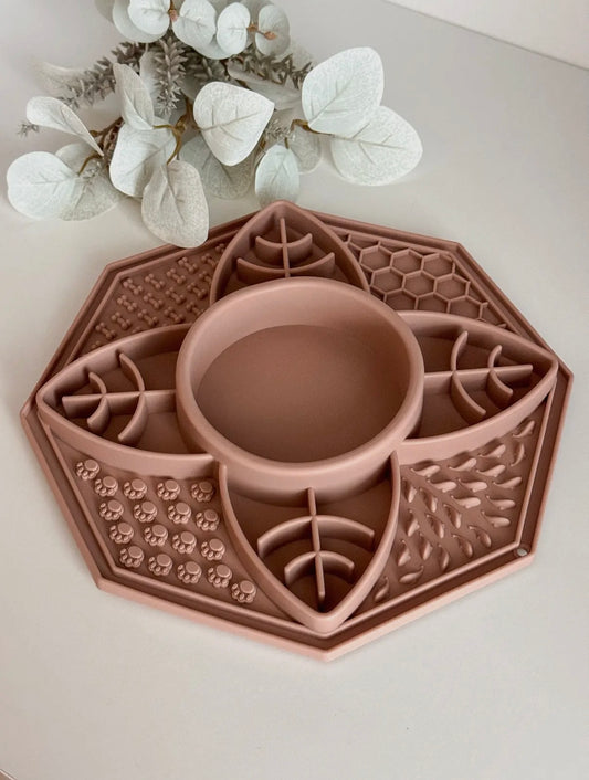 Schleckmatte Lotus, Futterstation, Slow Bowl