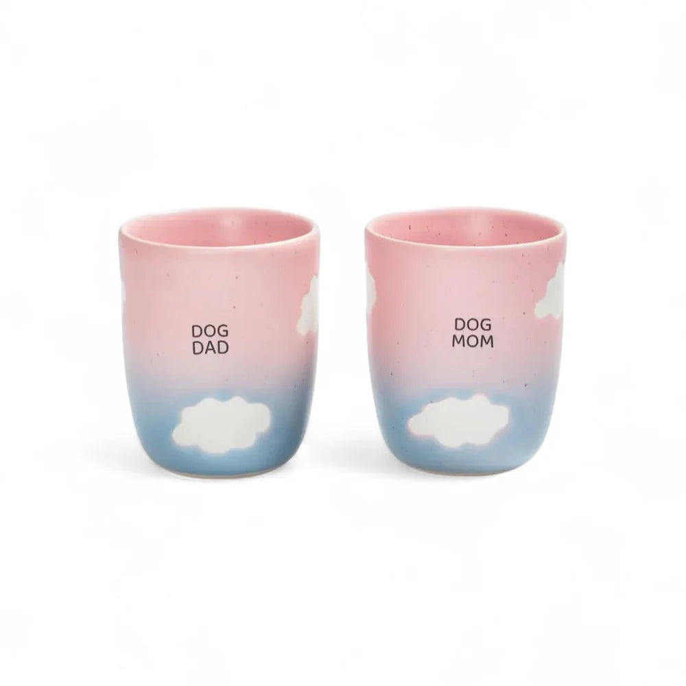 Cloud Sunset Tasse 220ml Dog Mom Dog Dad Set