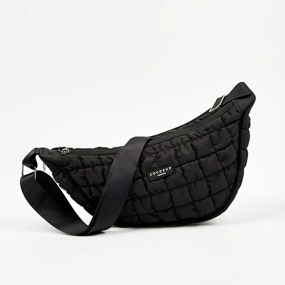 Halbmond Gassi-Tasche Onyx