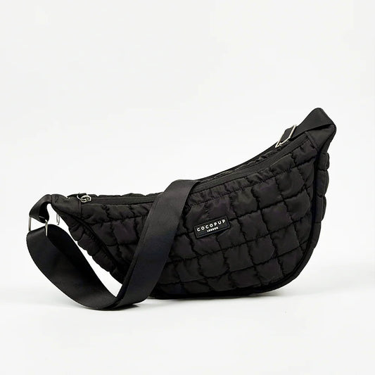 Halbmond Gassi-Tasche Onyx