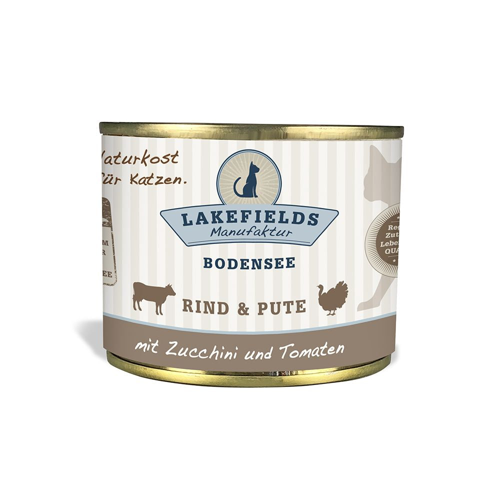 Lakefields Katzen Nassfutter-Menü Rind und Pute Adult Classic 200g