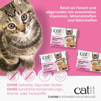 Catit Cuisine Kitten Mousse Huhn 90g