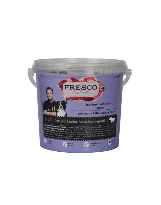 Fresco Martin Rütter Trainingsknöchelchen Lamm 1Kg Eimer