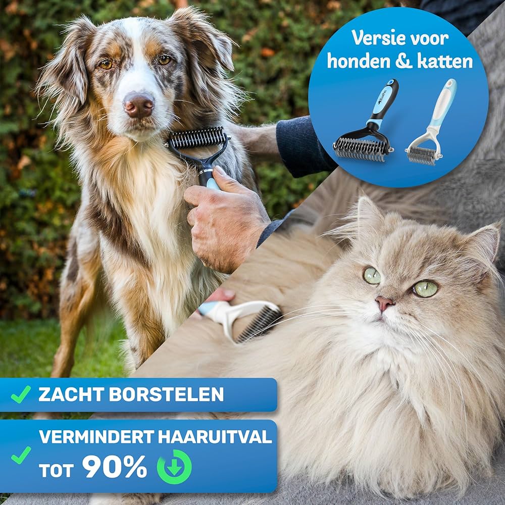 Unterwollbürste - Unterfellbürste rosa