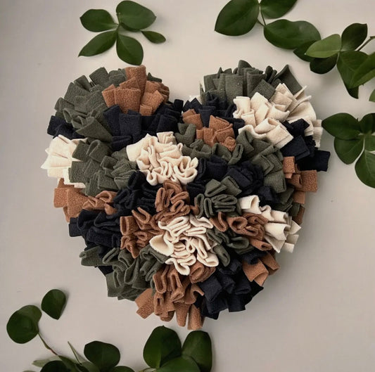 Schnüffelteppich Herz Camouflage