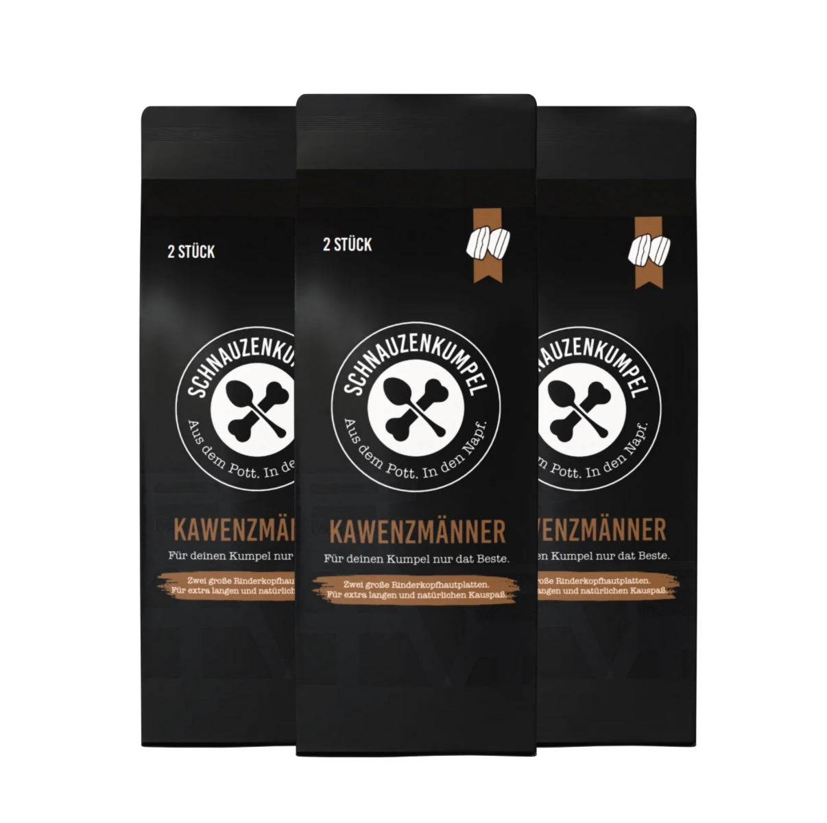 Schnauzenkumpel Kawenzmänner 1 x 2 Stück