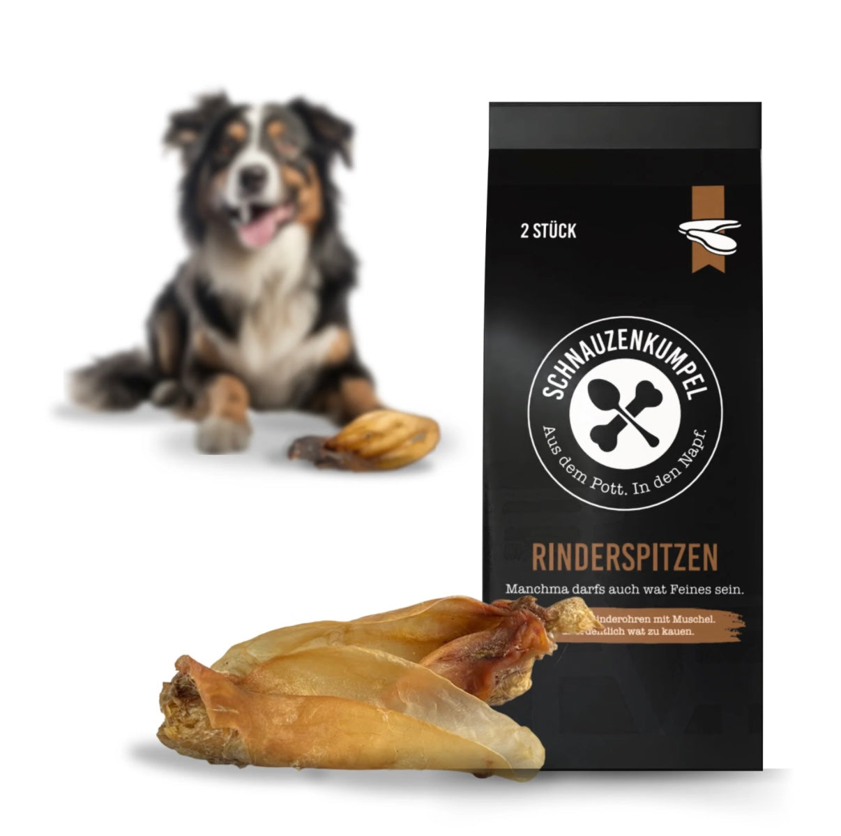 Schnauzenkumpel Rinderspitzen 1 x 2 Stück