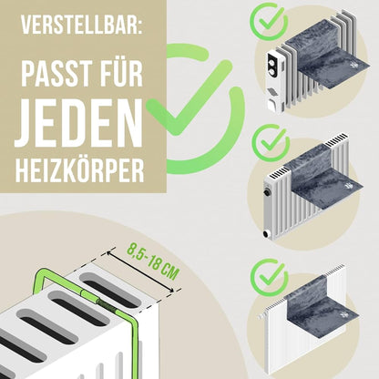 Heizkörperliege für Katzen - verstellbar