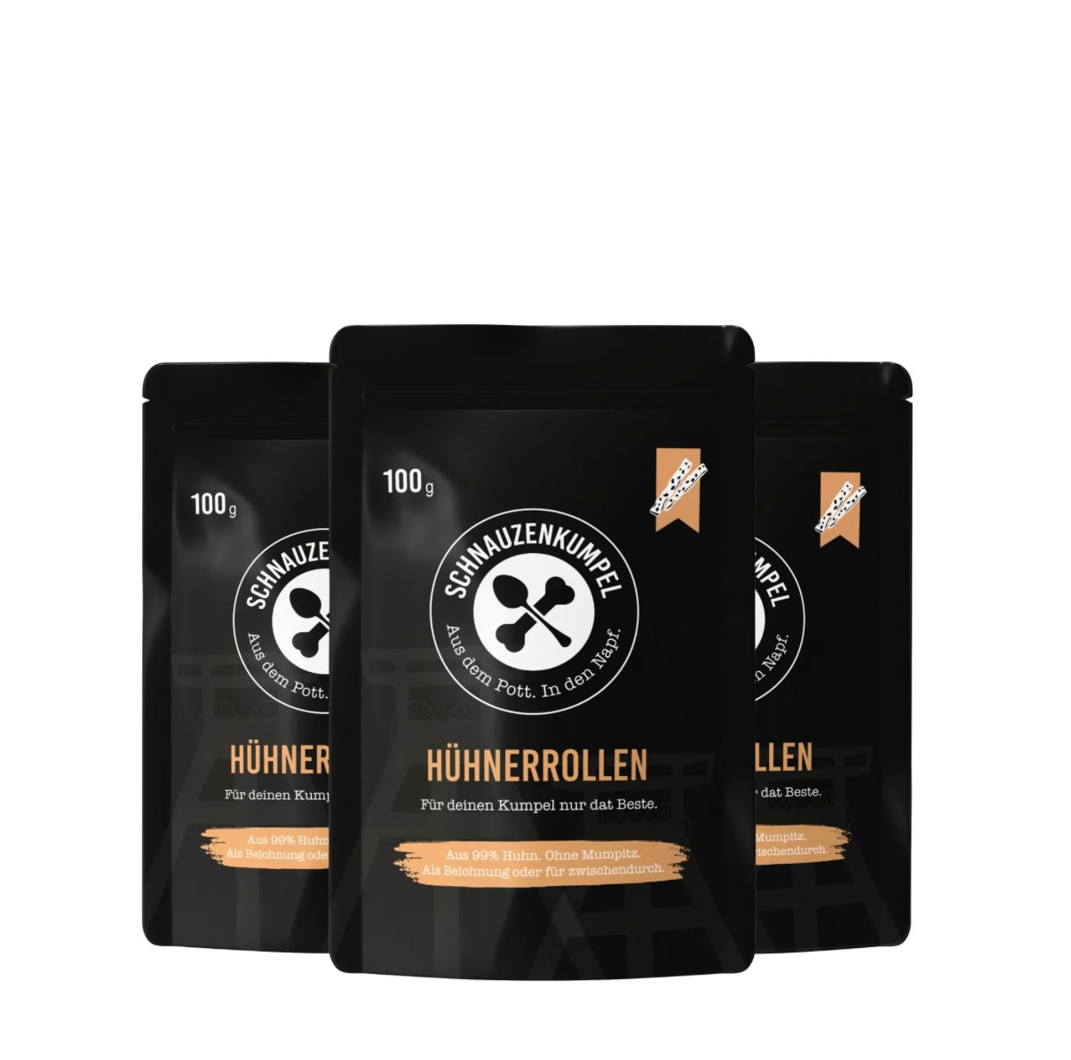 Schnauzenkumpel Hühnerrollen 100g
