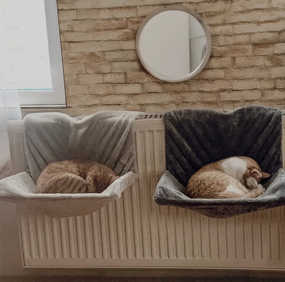 Heizkörperliege für Katzen - verstellbar