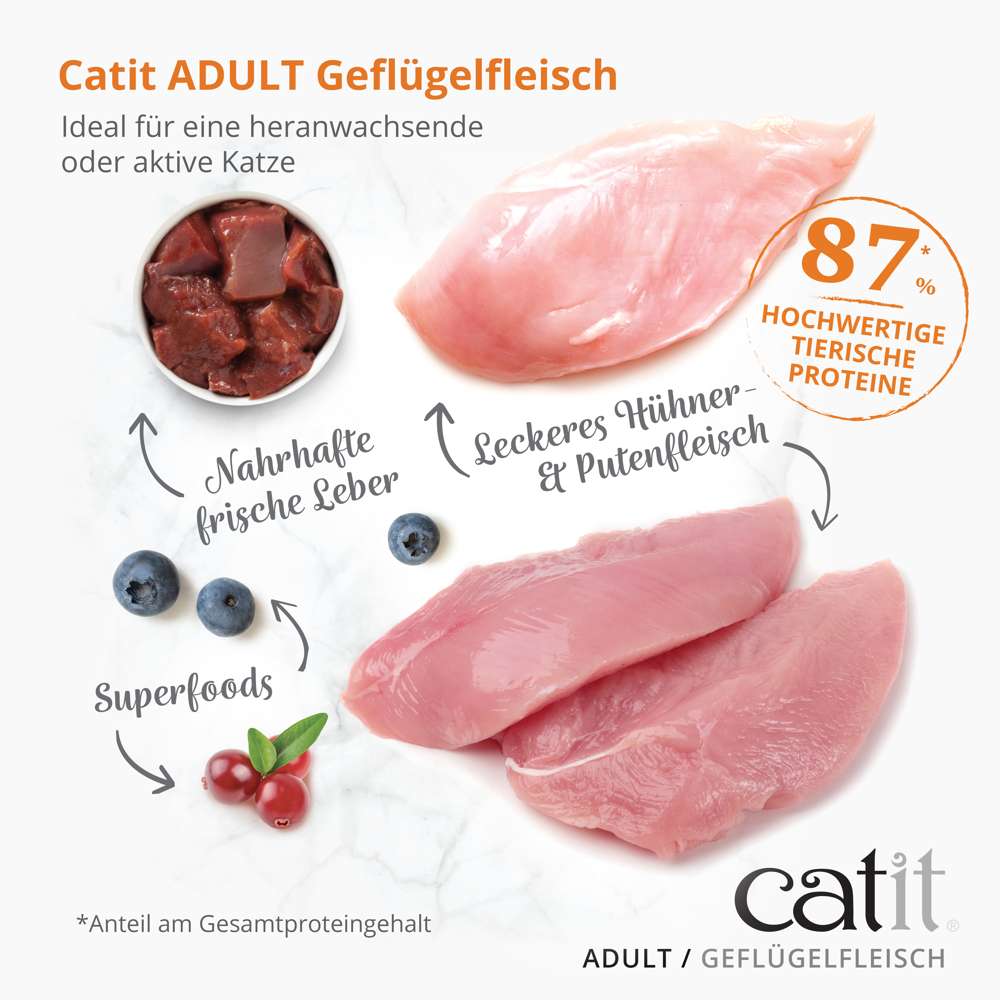 Catit Recipes Adult Geflügel 400g