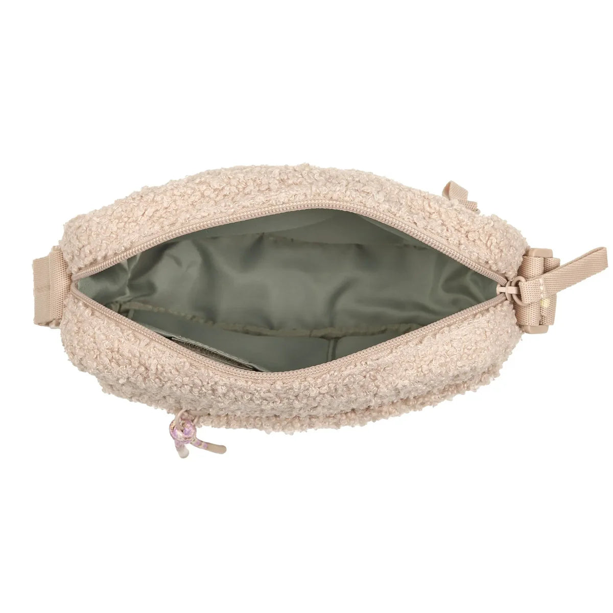 Square Bag Noka Teddy-Fleece beige