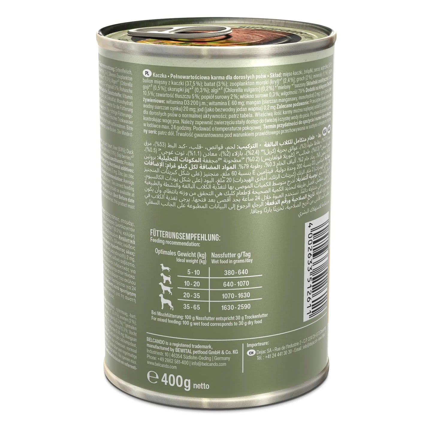Belcando Holistic Duck 400g