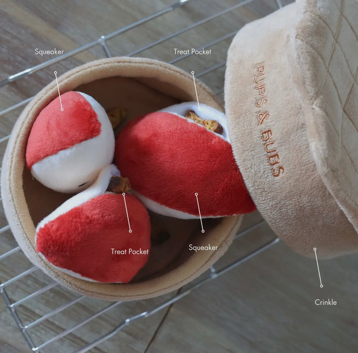 Apple Pie Spielzeug mit Nasenarbeit