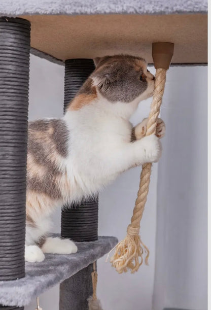 Catry Bradbury Kratzbaum, 7-stöckig, Grau