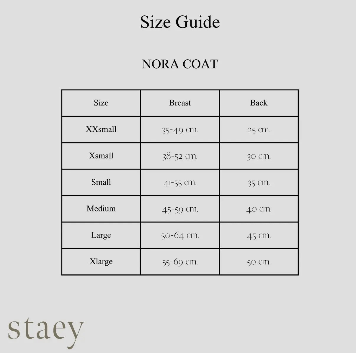 Hundemantel / Nora / Espresso