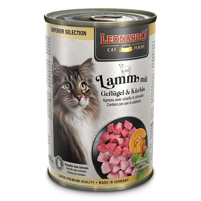 Leonardo Superior Lamm mit Geflügel & Kürbis