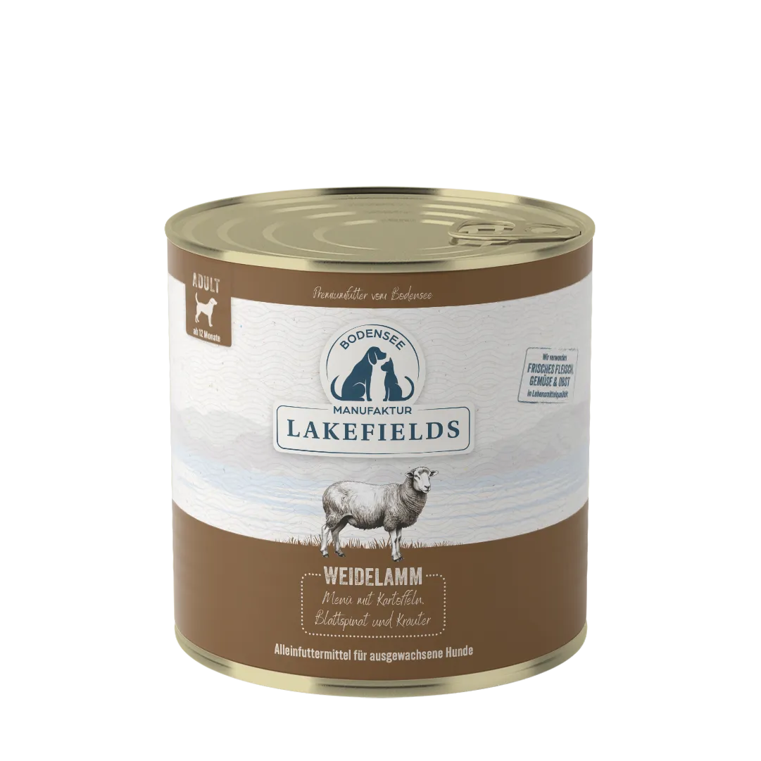 Lakefields Nassfutter-Menü Lamm Adult Classic