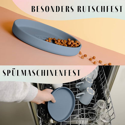 Katzen Silikon Futterschale: schnurrhaarfreundlich