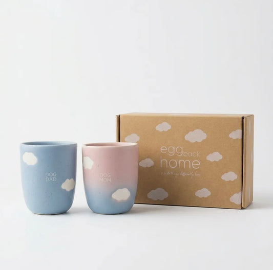 Cloud Sunset Tasse 220ml Dog Mom Dog Dad Set