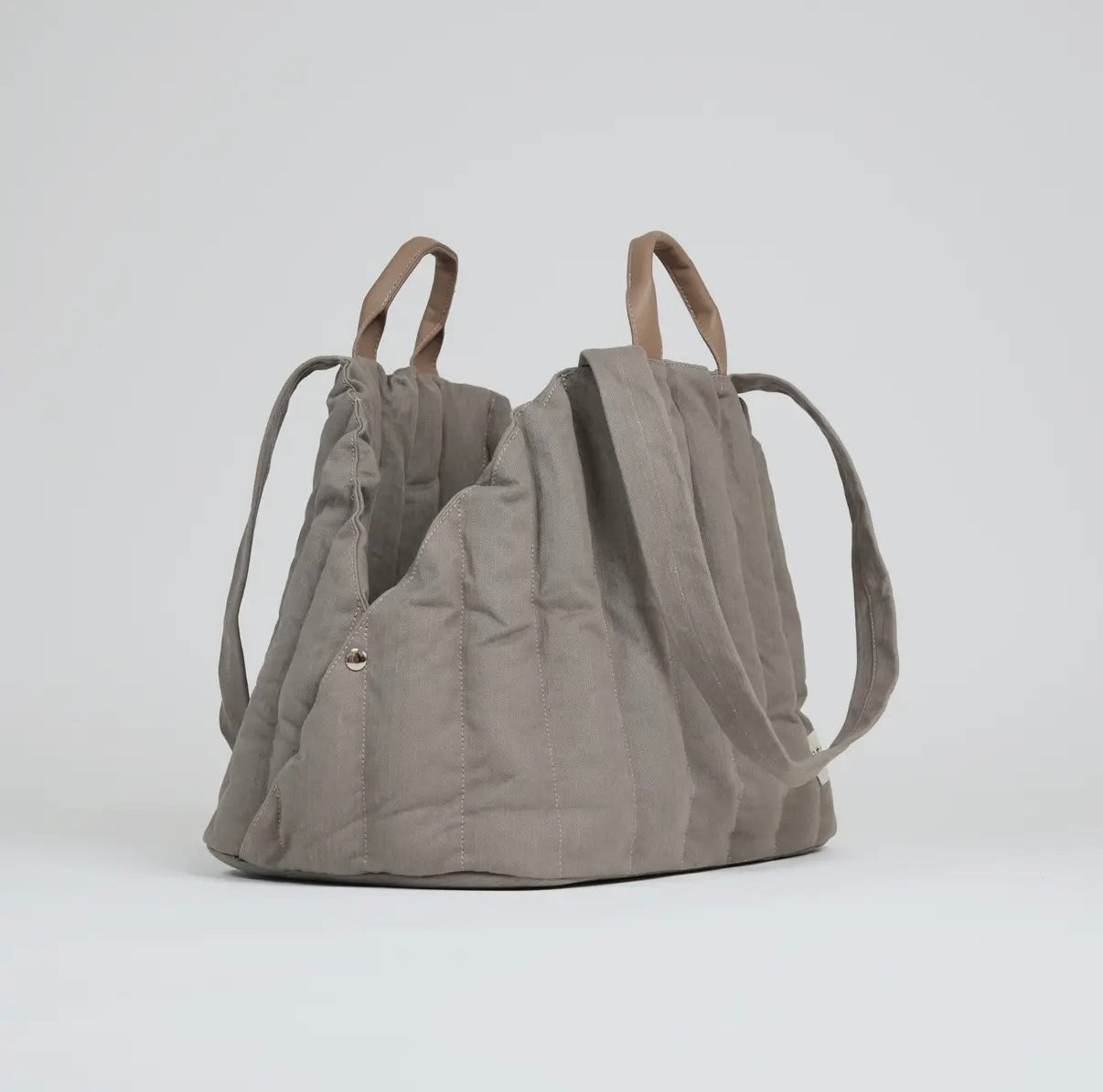 Hundetasche Taupe/Grau