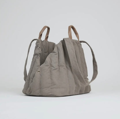 Hundetasche Taupe/Grau