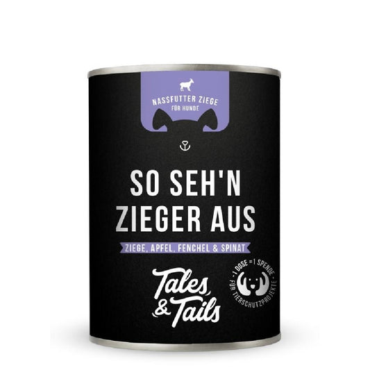 Tales & Tails Nassfutter Ziege 400g