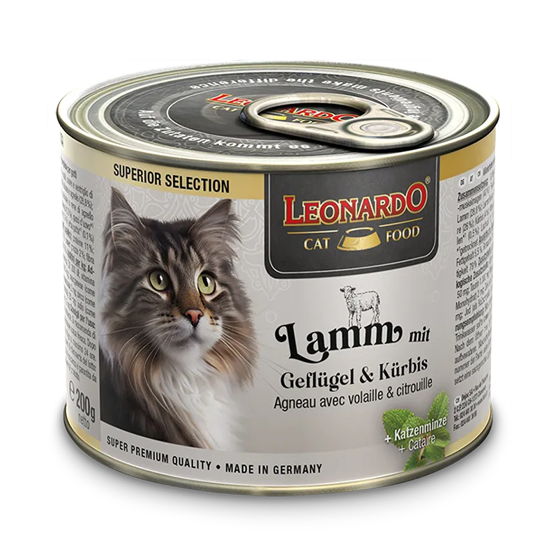 Leonardo Superior Lamm mit Geflügel & Kürbis