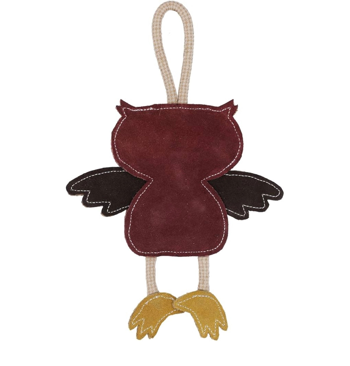 Lederspielzeug Eule klein