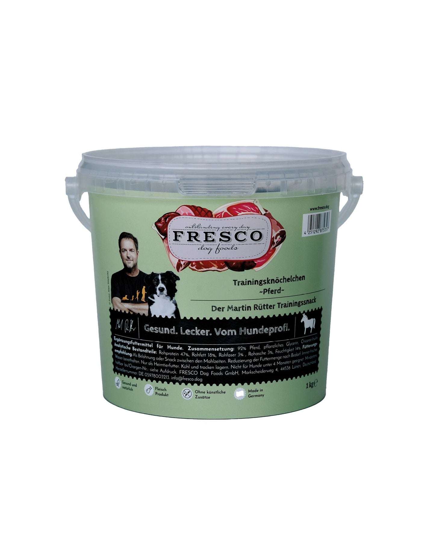 Fresco Martin Rütter Trainingsknöchelchen Pferd 1Kg Eimer