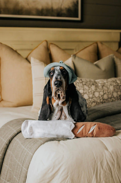 Hundespielzeug Baguette