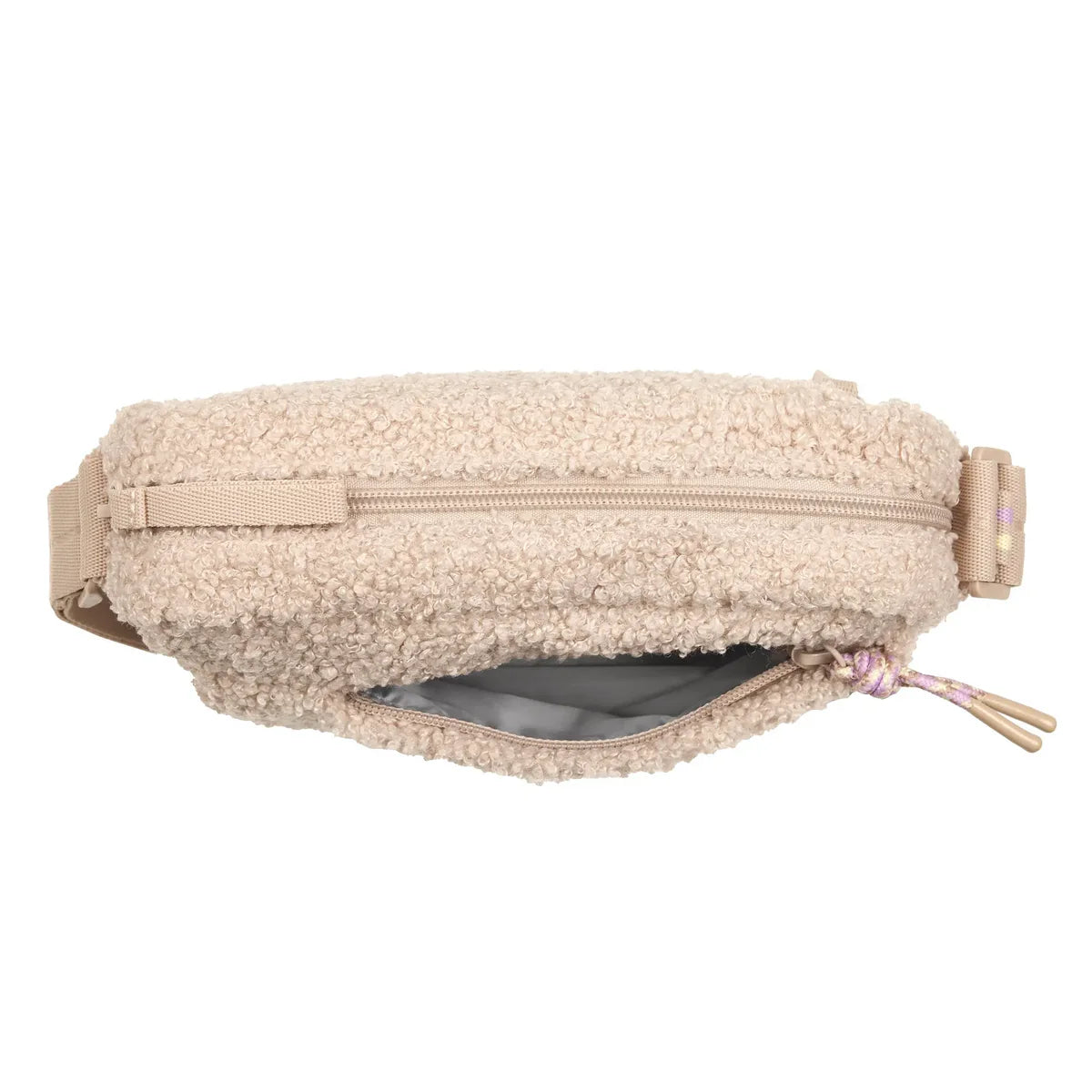 Square Bag Noka Teddy-Fleece beige