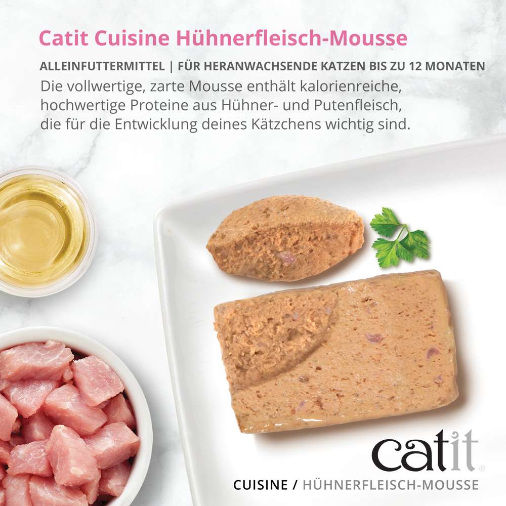 Catit Cuisine Kitten Mousse Huhn 90g